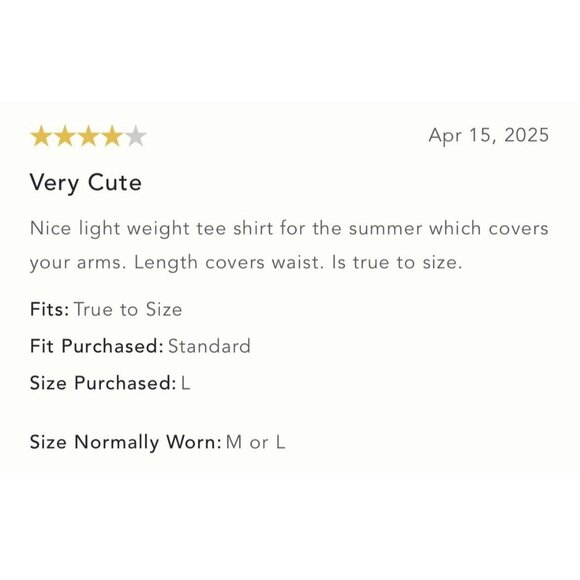 NWT Size M - The Caitlin Boxy Tee by Maeve: Long-Sleeve Edition (NWT US$58) - Picture 14 of 16